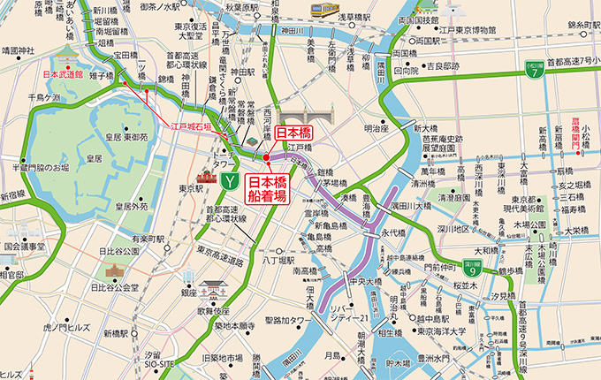お月見クルーズ(45分周遊)&日本橋三越本店のバイヤーセレクトのお弁当・お土産付またはお土産付